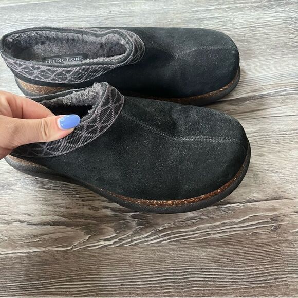 PREDICTIONS Womens Leather Collection Suede Mocs Slip On Loafers Clogs - Picture 5 of 11